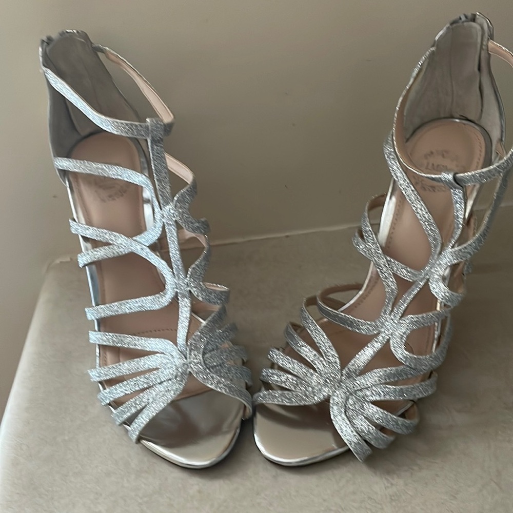 Women IMiller Beautiful Shoes Marianne Silver heel (Used)